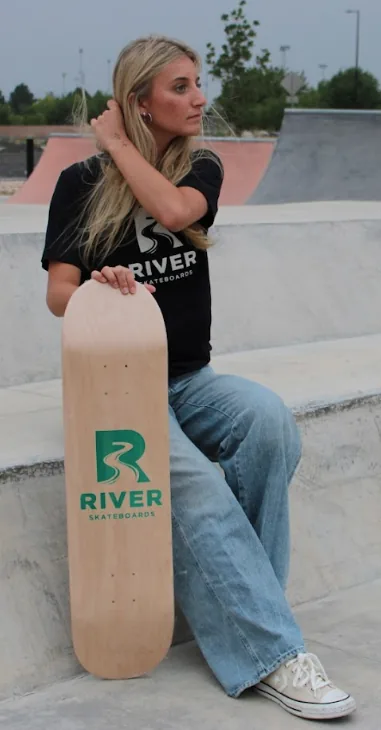 8.25 River Logo Skateboard Deck